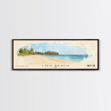 Load image into Gallery viewer, Liku Beach, Fiji Watercolor Print, Vacation Gift, Fiji Wall Art, Beach Painting, Beach Decor, Beach Or Lakehouse Art
