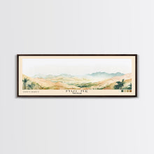 Load image into Gallery viewer, Mui Ne, Vietnam Watercolor Print, Vacation Gift, Vietnam Wall Art, Beach Painting, Beach Decor, Large Wall Art, Wood Frame Art
