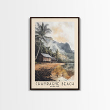 Carregar imagem no visualizador da galeria, Champagne Beach, Vanuatu Watercolor Print, Vacation Gift, Vanuatu Wall Art, Beach Painting, Beach Decor, Beach Or Lakehouse Art
