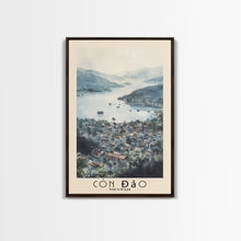 Cargar imagen en el visor de la galería, Côn Đảo, Vietnam Watercolor Beach Print, Vacation Gift, Vietnam Wall Art, Framed Canvas Print, Framed Beach Painting
