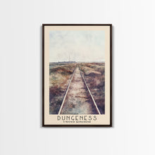 Load image into Gallery viewer, Dungeness, United Kingdom Watercolor Beach Print, Vacation Gift, United Kingdom Wall Art, Beach Painting, Beach Decor, Beach Painting
