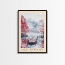 Cargar imagen en el visor de la galería, Sakurai Futamigaura, Japan Watercolor Beach Print, Vacation Gift, Japan Wall Art, Beach Painting, Beach Decor, Beach Painting

