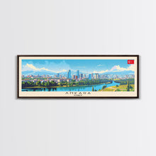 Carregar imagem no visualizador da galeria, Ankara Turkey Travel Print Wall Art, Panoramic City Art, Travel Art, Wall Decor, Vacation Gift, Framed Canvas Print Or Metal Art
