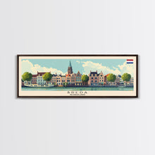 Carregar imagem no visualizador da galeria, Bremen Germany Wall Art, Panoramic Travel Poster, Panoramic Framed Canvas Print, City Wall Art, Wall Hanging Home Decor, Travel Art
