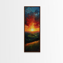 Carregar imagem no visualizador da galeria, Calm Forest Pond Koi Fish Tranquil Living Room Art Framed Canvas Print Tall Art Japanese Style Art
