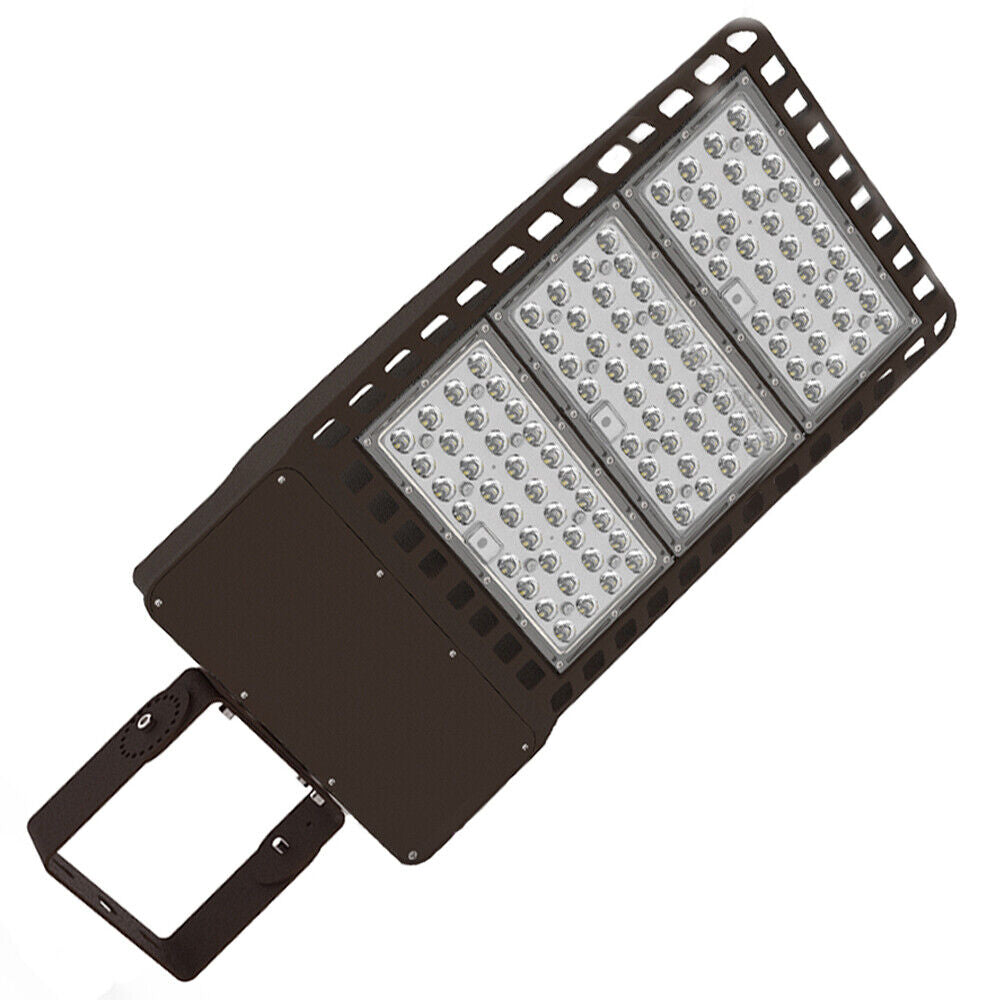 300W-350W-400W Tunable Outdoor LED Flood Light, 5000K CCT selectable LED Playground Lights, Voltage- AC100-347V and 150lm/W dimmable led parking lot lights- IP66 rated