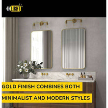 Load image into Gallery viewer, GETINLIGHT Inlight 20 Wide 3 Light Gold Bathroom Vanity Light
