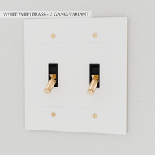 Load image into Gallery viewer, The Brass Toggle Switch (1 to 5 Gang)
