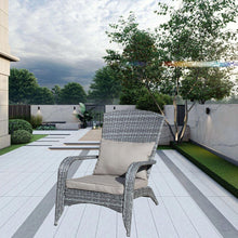Load image into Gallery viewer, Patio Chair with Cushions(Grey Cushion)
