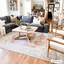 Load image into Gallery viewer, Rust Maayon Washable Rug
