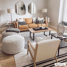 Carregar imagem no visualizador da galeria, Angus Black&amp;White Geometric Area Rug

