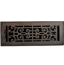 Load image into Gallery viewer, Cast Brass Baroque Vent Covers - Oil Rubbed Bronze
