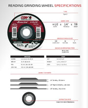 Cargar imagen en el visor de la galería, CGW Abrasives eXtreme Grind Grinding Wheels
