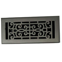 Load image into Gallery viewer, Cast Brass Baroque Vent Covers - Brushed Nickel
