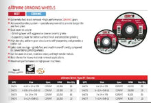 Cargar imagen en el visor de la galería, CGW Abrasives eXtreme Grind Grinding Wheels
