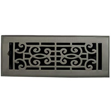 Load image into Gallery viewer, Cast Brass Baroque Vent Covers - Brushed Nickel
