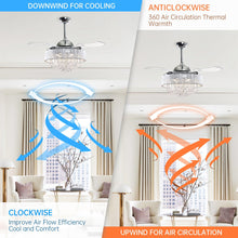 Cargar imagen en el visor de la galería, 42&quot; Broxburne Smart Fan with LED Light
