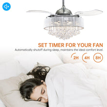 Cargar imagen en el visor de la galería, 42&quot; Broxburne Smart Fan with LED Light
