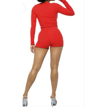 Carregar imagem no visualizador da galeria, BABY GIRL PRINT RIBBED SHORT SET
