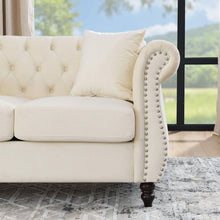Carregar imagem no visualizador da galeria, 3-seater + 3-seater Combination sofa.Beige Velvet(W834S00063)
