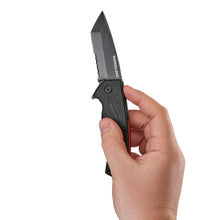 Carregar imagem no visualizador da galeria, Milwaukee 48-22-1998 3 in. HARDLINE™ Serrated Tanto Blade Pocket Knife
