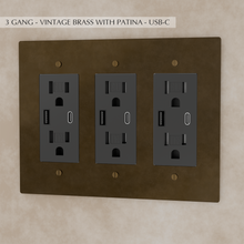 Load image into Gallery viewer, The Brass Outlet (1 to 4 Gang)
