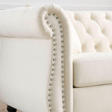 Carregar imagem no visualizador da galeria, 3-seater + 3-seater Combination sofa.Beige Velvet(W834S00063)
