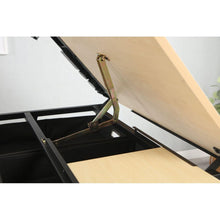 Cargar imagen en el visor de la galería, adjustable drawing drafting table desk with 2 drawers for home office and school with stool(wood)
