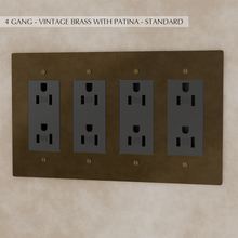 Load image into Gallery viewer, The Brass Outlet (1 to 4 Gang)

