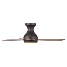 Cargar imagen en el visor de la galería, 48&quot; Beckette Farmhouse Flush Mount Reversible Ceiling Fan with Lighting and Remote Control
