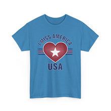 Load image into Gallery viewer, &quot;I Miss America&quot; Heart Unisex Heavy Cotton Tee

