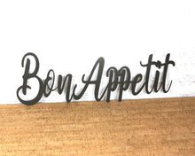 Load image into Gallery viewer, Bon Appetit Metal Word Sign
