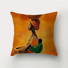 Cargar imagen en el visor de la galería, African Women Cushion Cover
