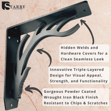 Load image into Gallery viewer, Elk Lodge Heavy Duty Steel Brackets for Shelving
