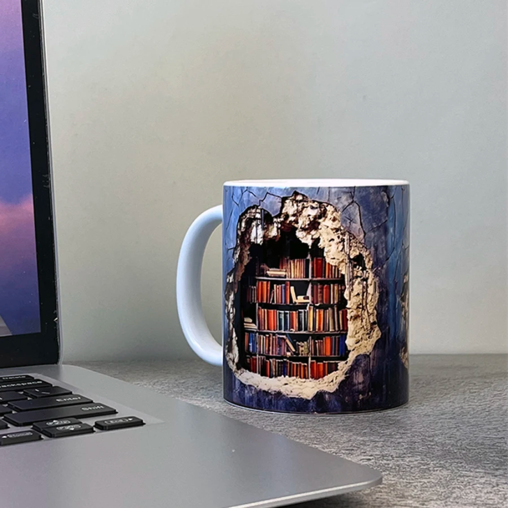 10 oz aquarius ceramic coffee mug Aquarius Astrology Camp Mug main image 0