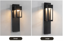 Load image into Gallery viewer, MIRODEMI® Black/Bronze Outdoor Waterproof LED Aluminum Wall Light With Motion Sensor | S2024S
