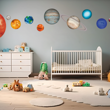 Load image into Gallery viewer, Solar System Wall Stickers Set
