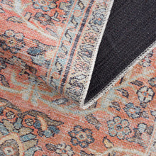 Load image into Gallery viewer, Urpi Rose &amp; Blue Washable Area Rug - Clearance
