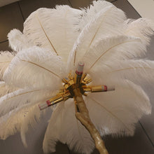 Load image into Gallery viewer, Ostrich Feather Table Lamp
