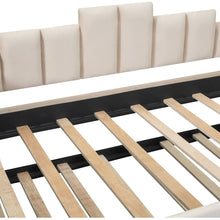 Load image into Gallery viewer, Twin Size Upholstered Daybed with Light and USB Port, Beige
