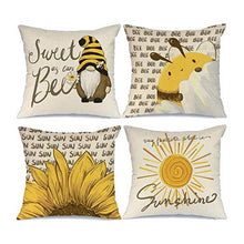 Cargar imagen en el visor de la galería, Bee Sunshine Cushion Covers
