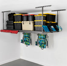 Cargar imagen en el visor de la galería, 4&#39; x 8&#39; Overhead Garage Storage Bundle w/ 5 Bins (Yellow)
