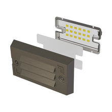 Carregar imagem no visualizador da galeria, 5&quot; Grating Step Lights Outdoor RGB CCT Tunable Die Cast Brass 3W Flush Mount
