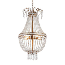 Cargar imagen en el visor de la galería, 5-Light Modern Pendant Light with Crystal Strands
