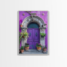 Cargar imagen en el visor de la galería, Change45 Architecture Print, 19th Century Architecture Photography, Mexico City Wall Art, Wood Framed Canvas Print
