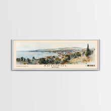 Load image into Gallery viewer, Ahtopol, Bulgaria Watercolor Beach Print, Vacation Gift, Bulgaria Wall Art, Beach Painting, Beach Decor, Beach Painting
