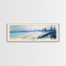Carregar imagem no visualizador da galeria, Almonta Beach, Australia Watercolor Beach Print, Vacation Gift, Australia Wall Art, Framed Canvas Print, Framed Beach Painting
