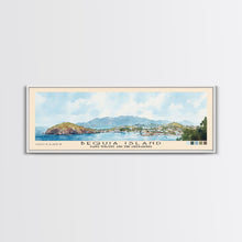 Load image into Gallery viewer, Bequia Island, Saint Vincent and the Grenadines Watercolor Beach Print, Vacation Gift, Saint Vincent and the Grenadines Wall Art, Beach Painting, Beach Decor, Beach Painting
