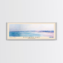 Load image into Gallery viewer, Botany Bay, United Kingdom Watercolor Print, Vacation Gift, United Kingdom Wall Art, Beach Painting, Beach Decor, Large Wall Art, Wood Frame Art
