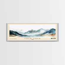 Load image into Gallery viewer, Cole Cole, Chile Watercolor Beach Print, Vacation Gift, Chile Wall Art, Beach Painting, Beach Decor, Beach Painting
